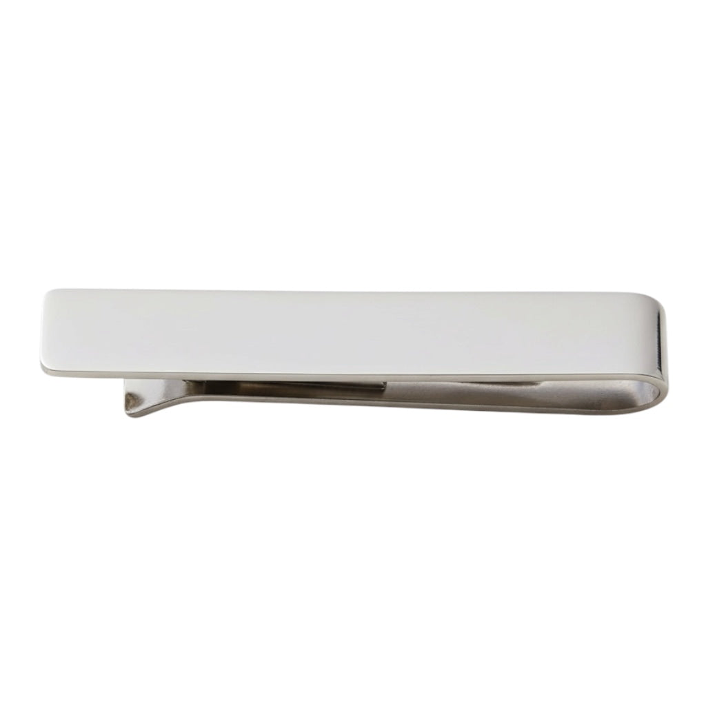 Krawattenklammer Wellenform in Silber – minimalistisches Design CrystalScents