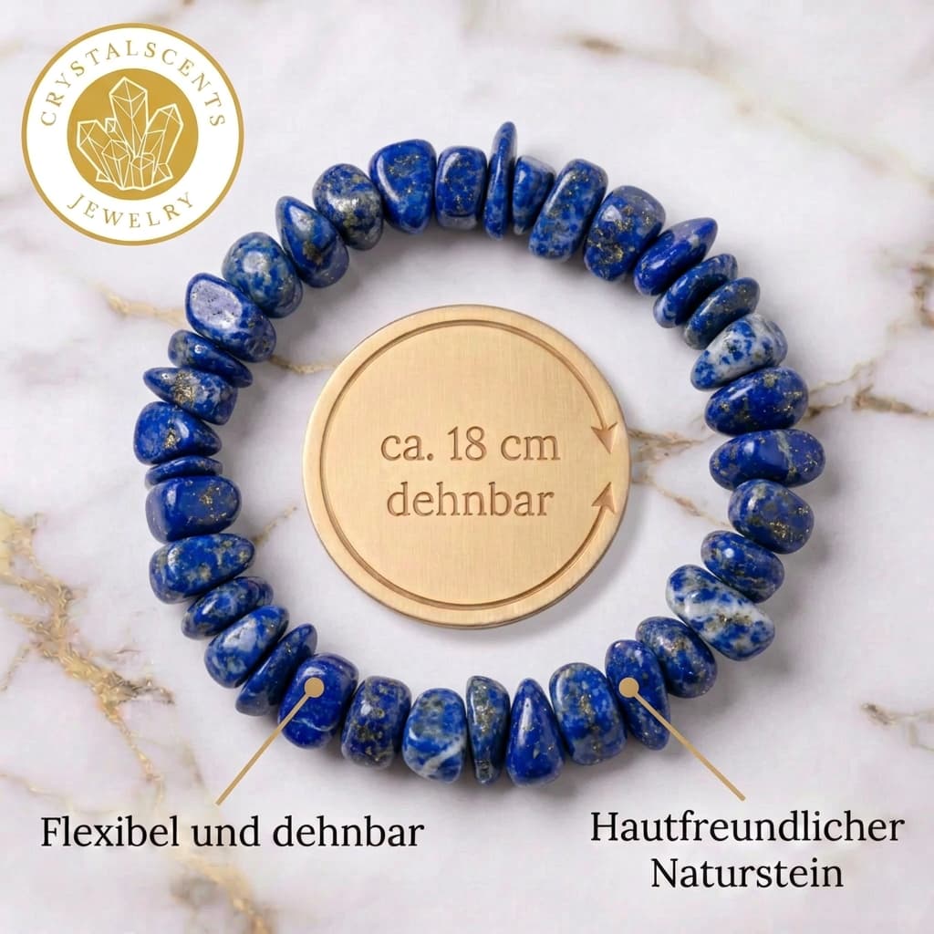 Lapislazuli Splitterarmband – Fokus & Klarheit