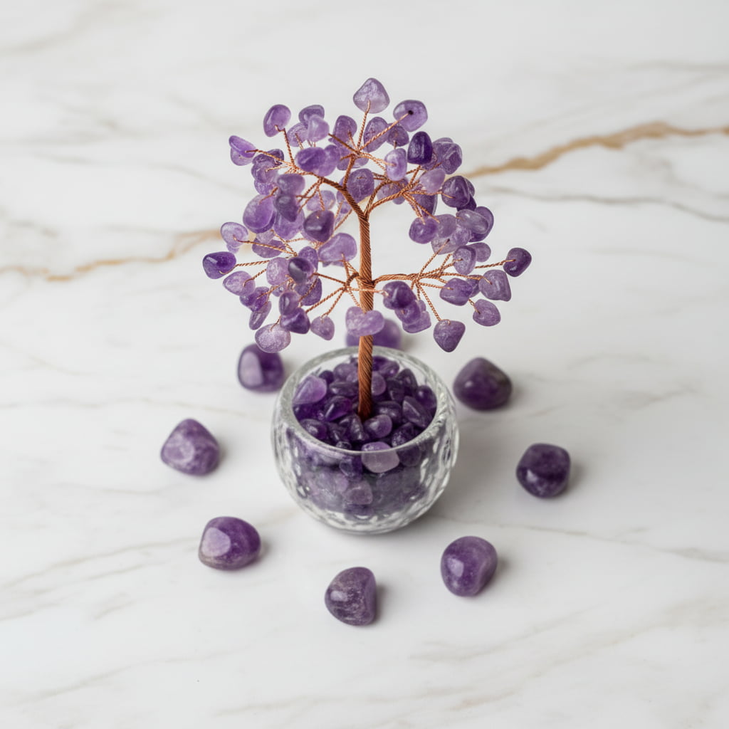 Amethyst Baum – Kristallkunst für Ruhe & Balance CrystalScents