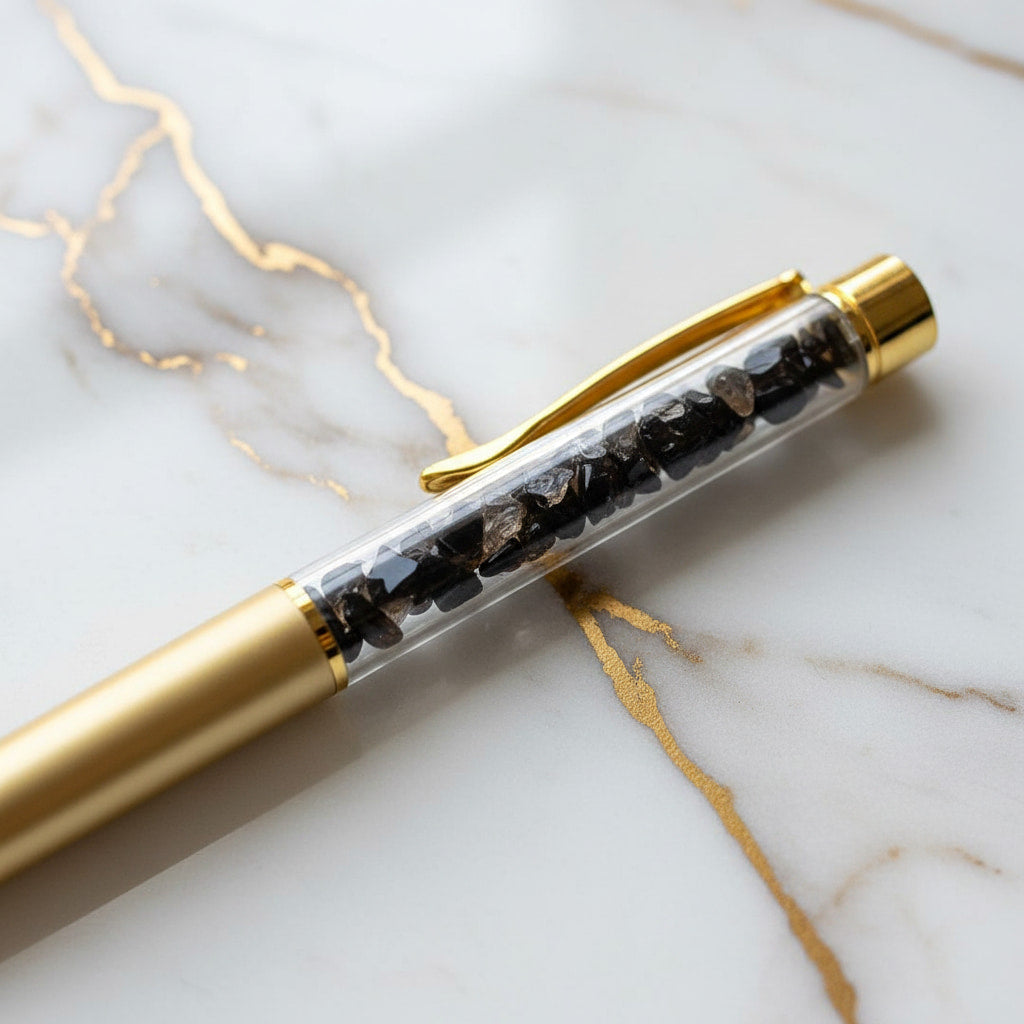 Obsidian Kristallstift - Schutz & Stil CrystalScents