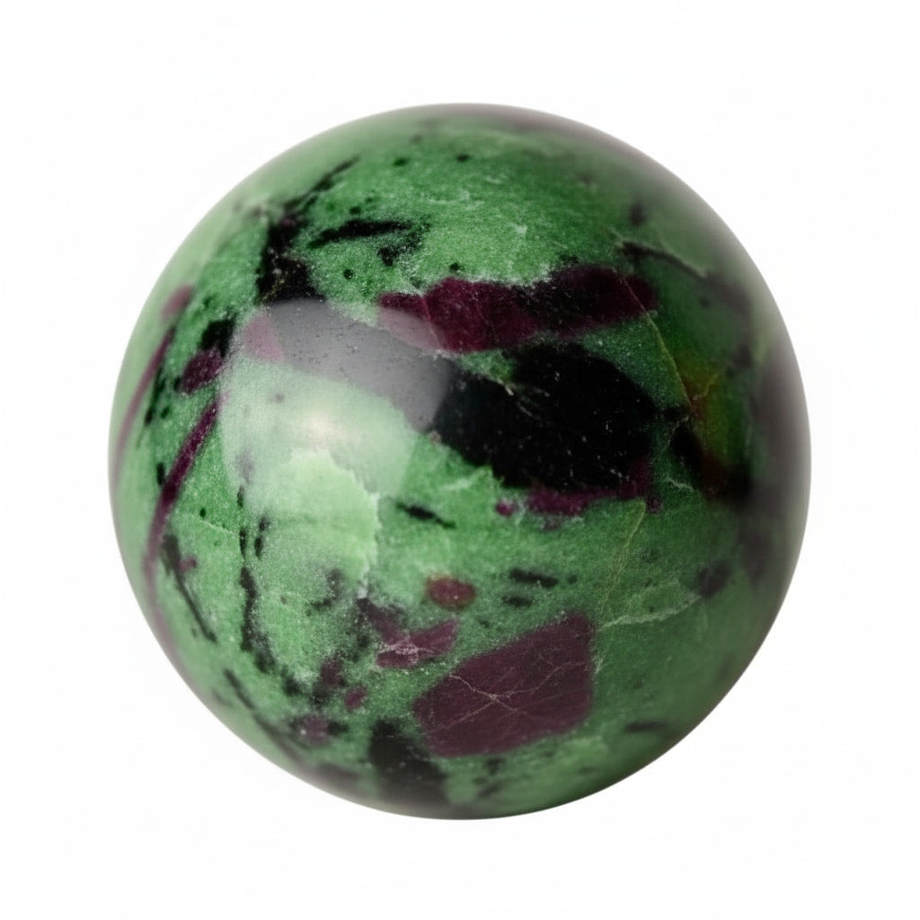 Rubin Zoisit Kugel – Energie & Lebensfreude CrystalScents