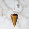 Tigerauge Pendel – Mut & Stabilität CrystalScents