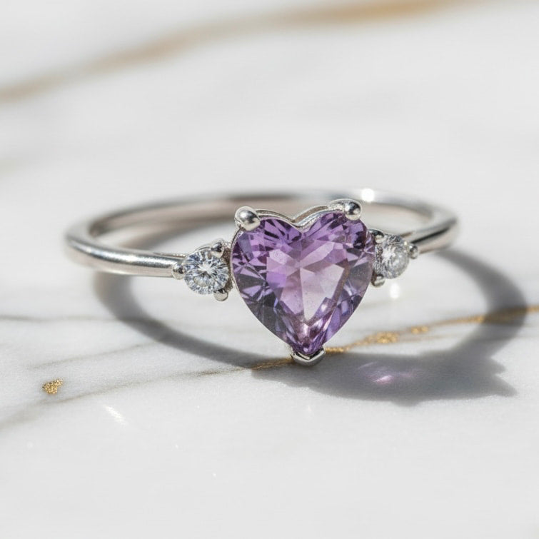 Amethyst Ring - Liebevoller Begleiter CrystalScents