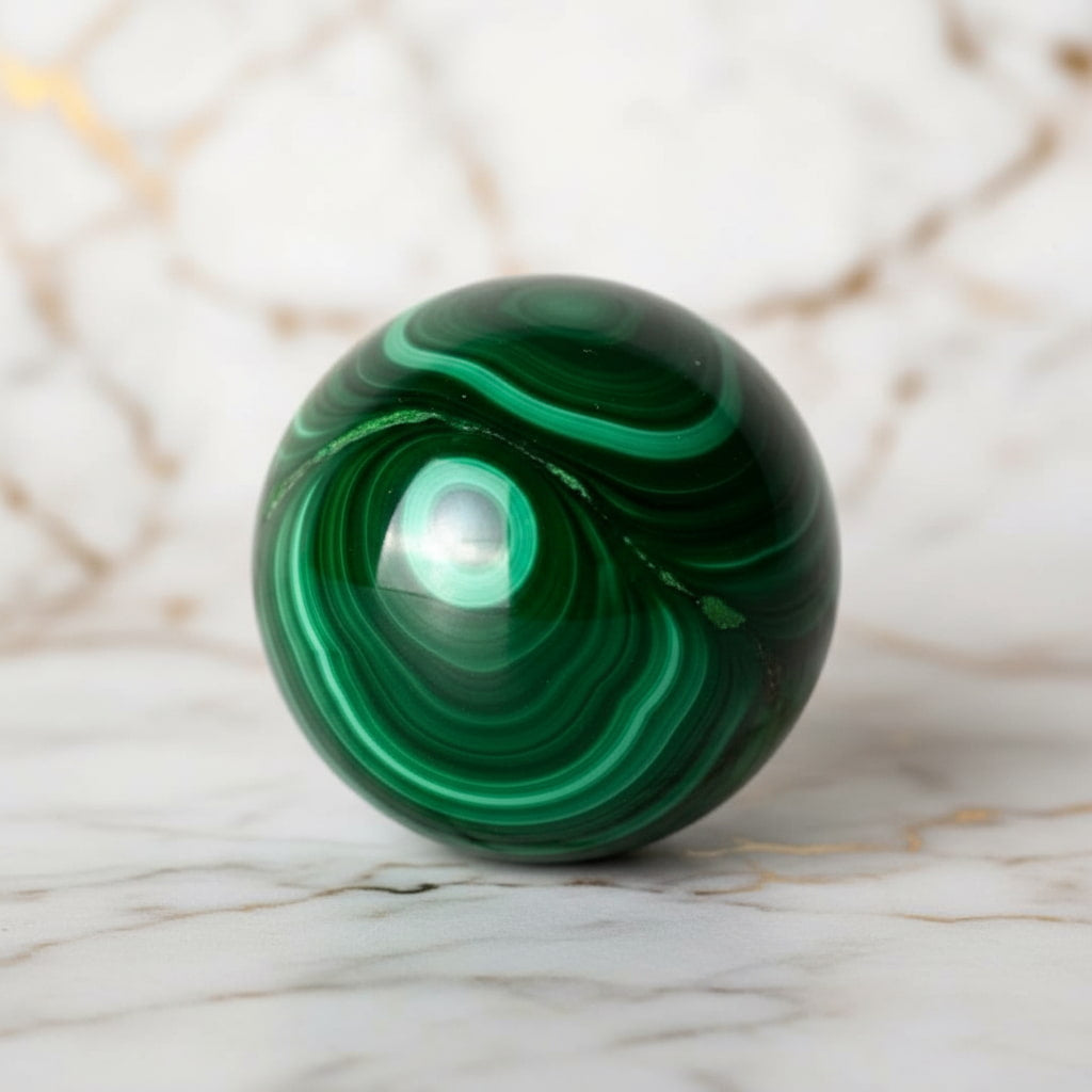 Malachit Kugel – Natürliche Kraft JETZT sichern CrystalScents