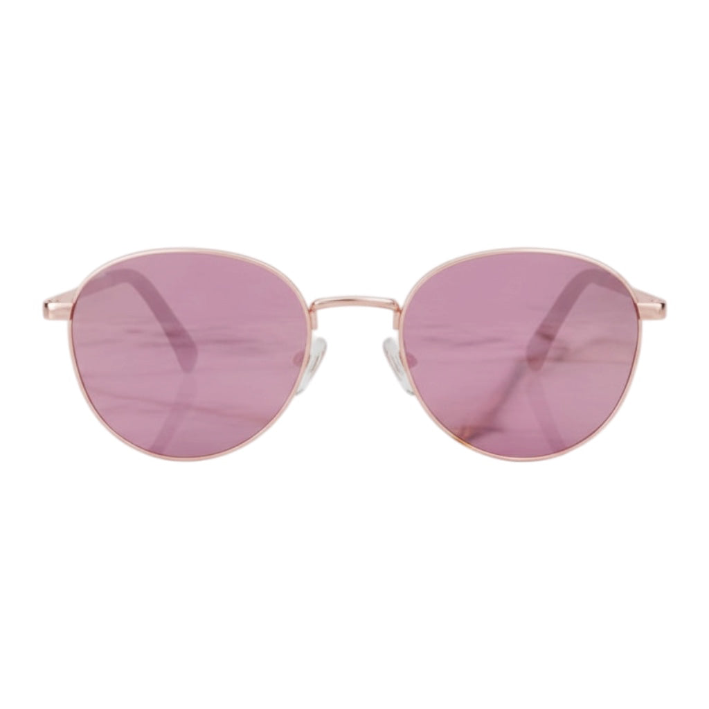 Sonnenbrille in Roségold mit pinken Gläsern CrystalScents
