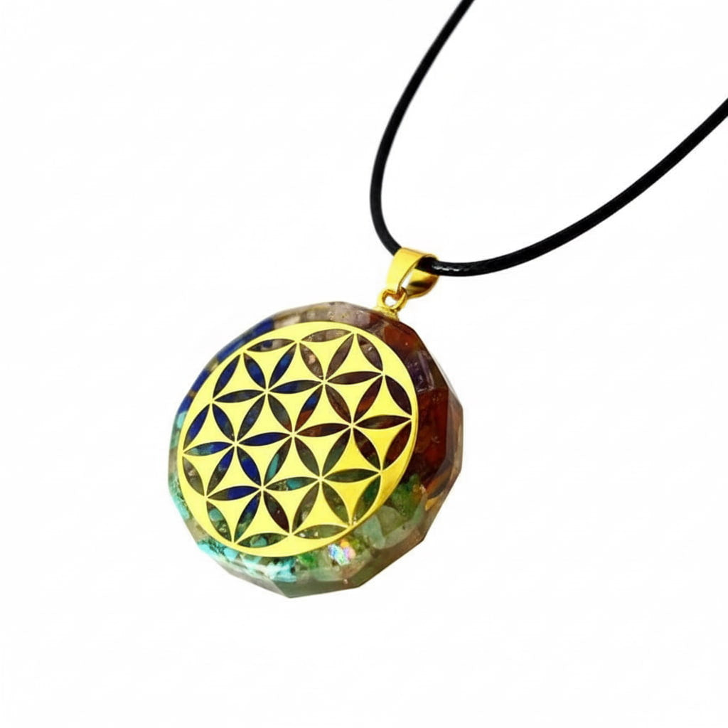 Orgonit Halskette - Blume des Lebens CrystalScents