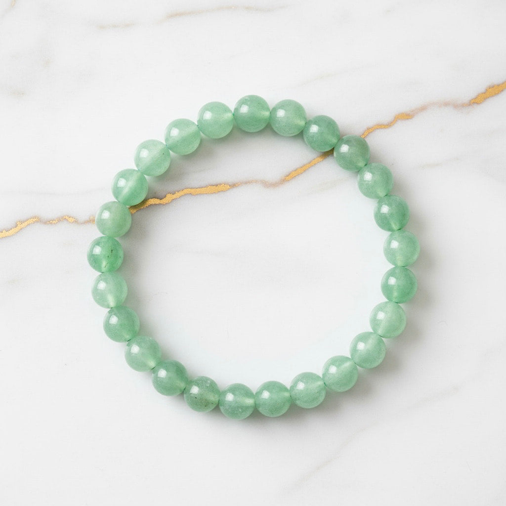 Aventurin Kugelarmband - Sanftes Glück