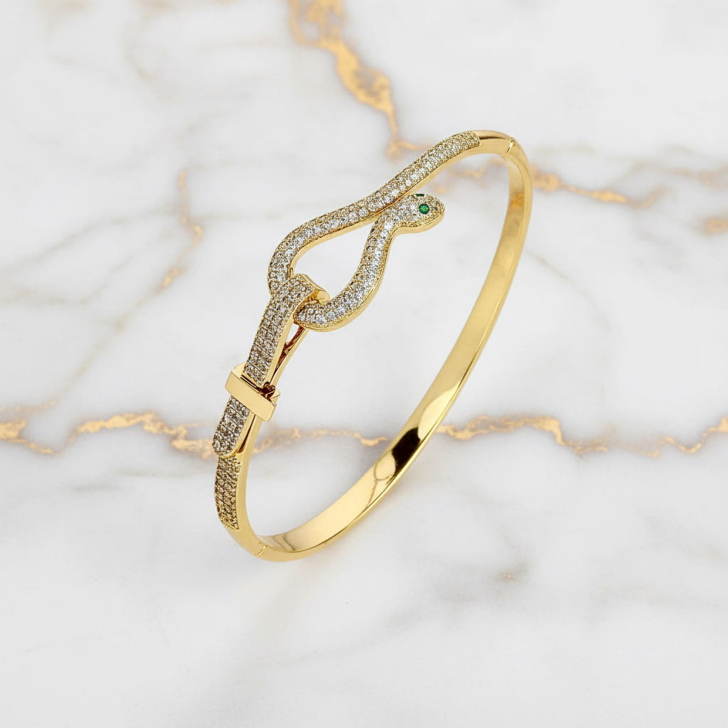 Armband Gold – Stilvolle Schlangen Form CrystalScents
