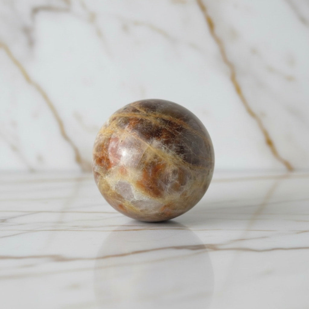 Mondstein Kugel – Emotionale Klarheit & Intuition CrystalScents