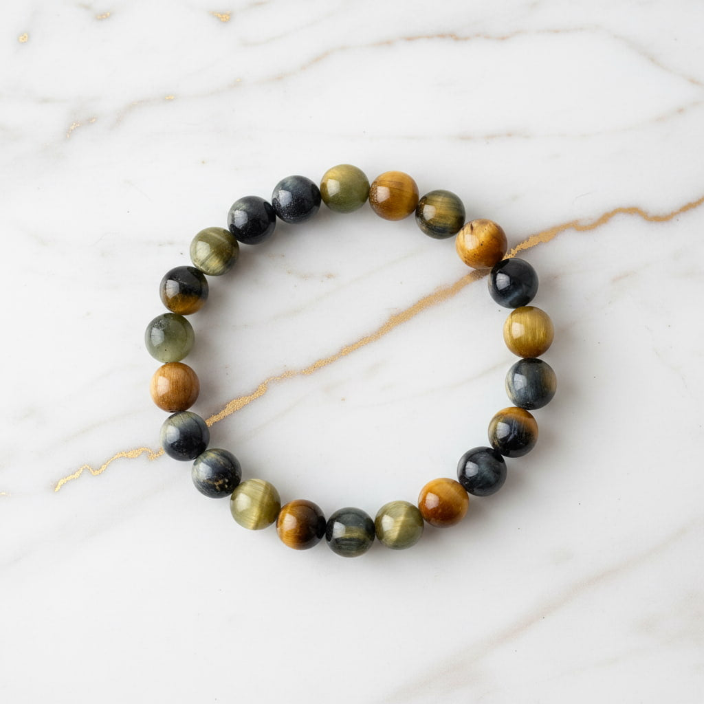 Tigerauge Kugelarmband - Energie & Schutz JETZT sichern CrystalScents