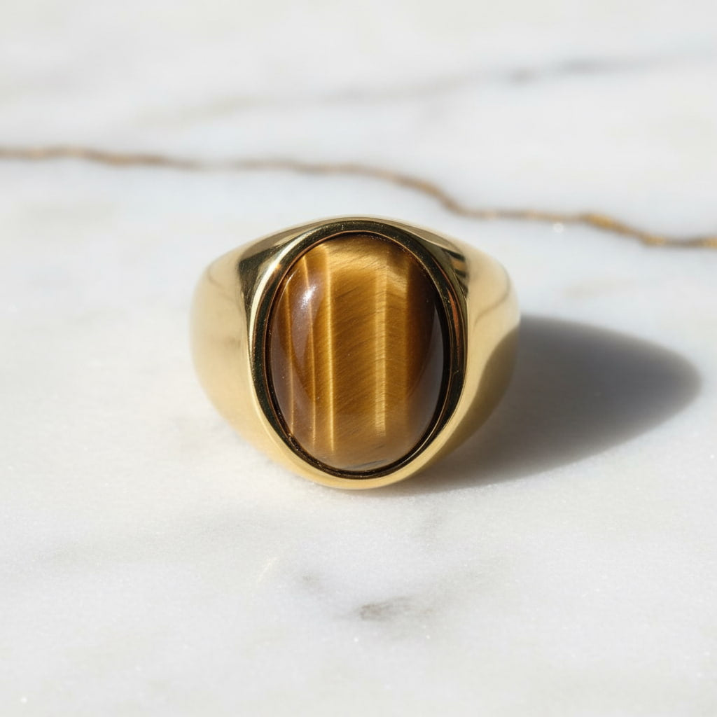 Tigerauge Ring Oval – Highlight JETZT sichern CrystalScents