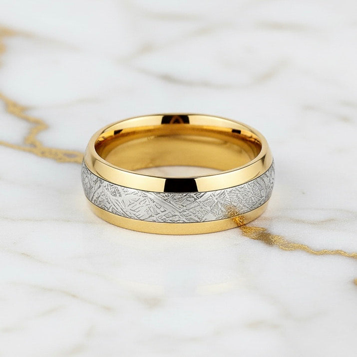 Ring mit harmonischem Silber-Gold-Mix – für elegante Akzente CrystalScents
