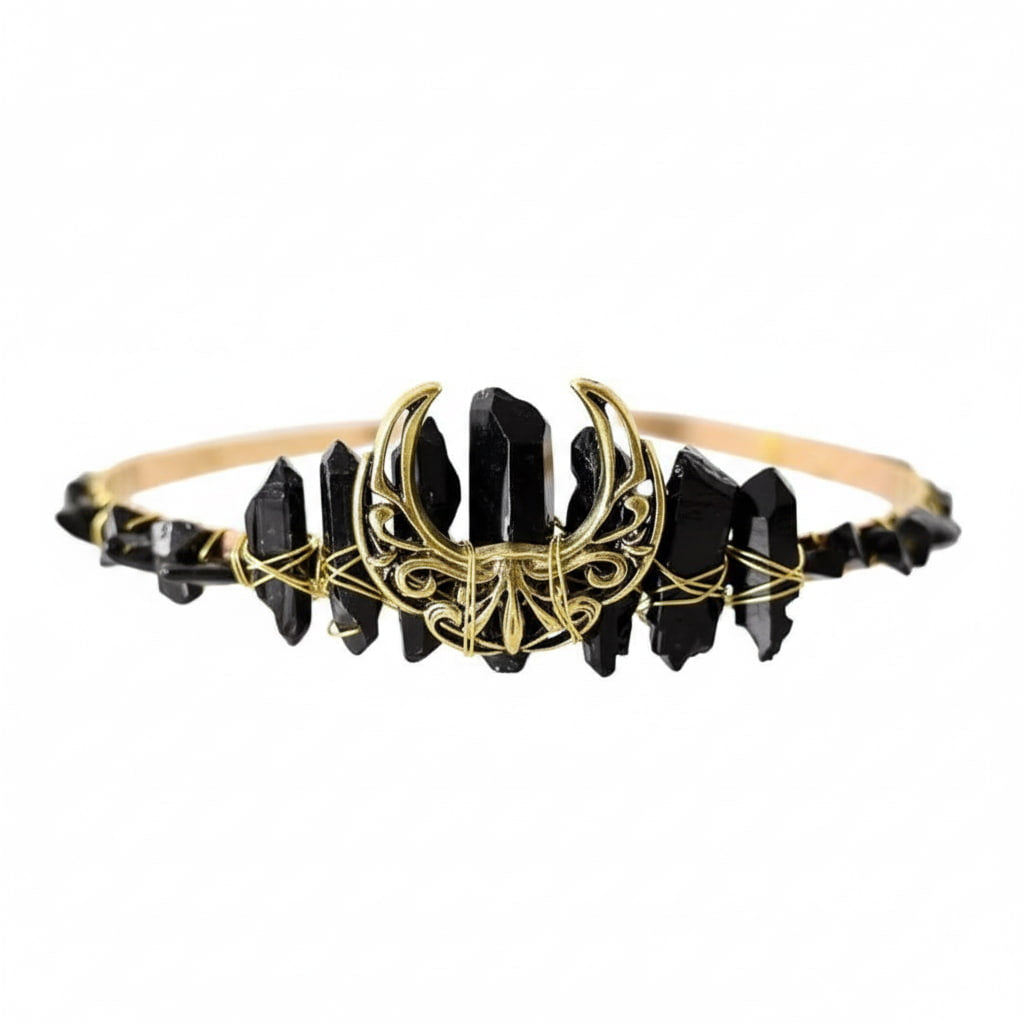 Obsidian Tiara - Eleganz & Mystik CrystalScents