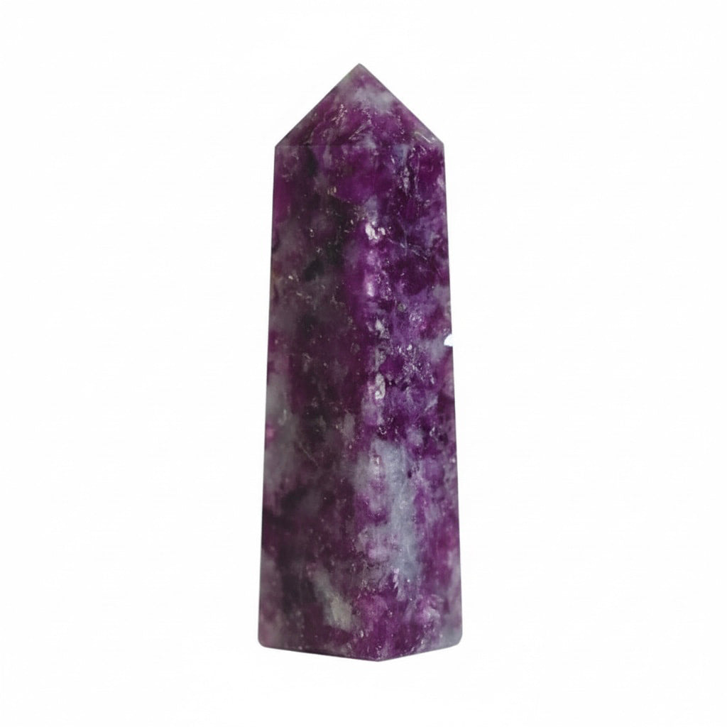 Lepidolith Obelisk - Ruhe & Harmonie CrystalScents