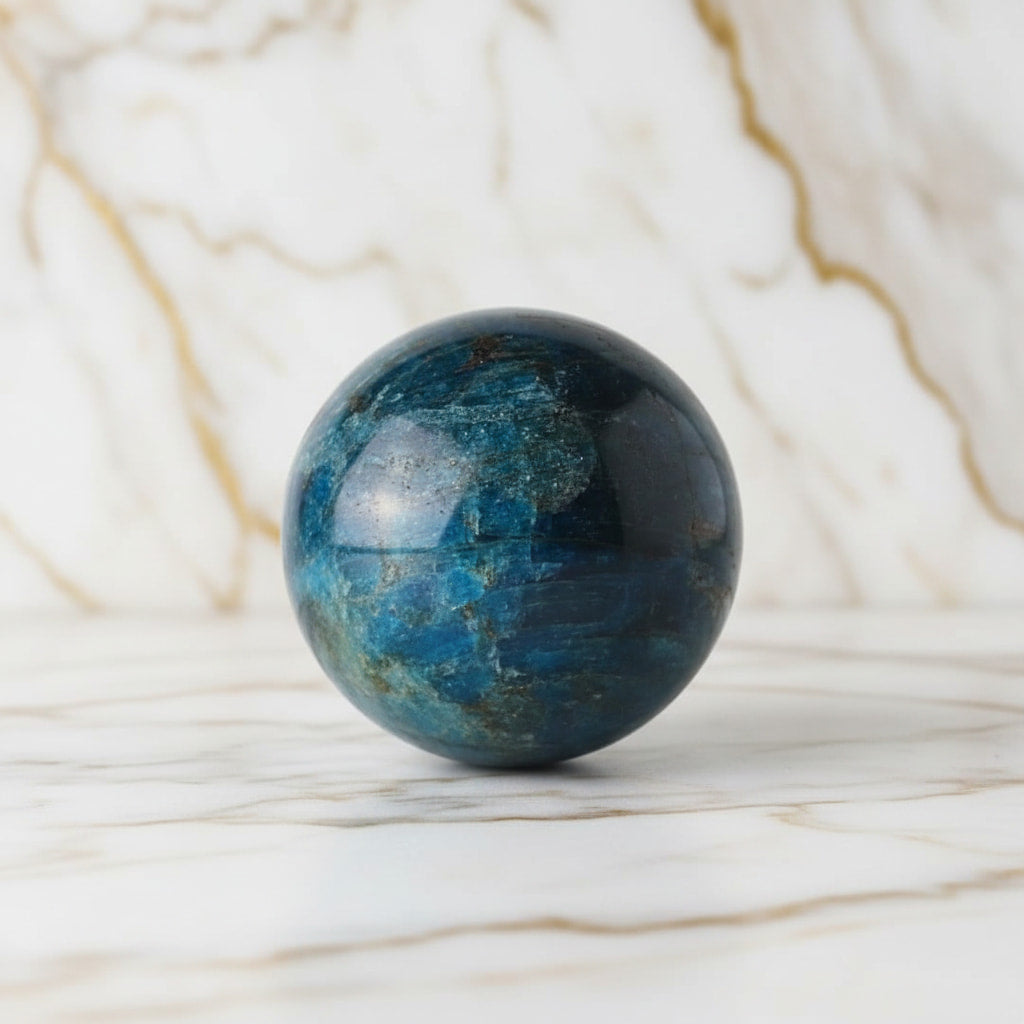 Apatit Kugel - Faszinierendes Naturjuwel
