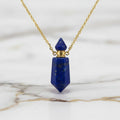Lapislazuli Halskette - Parfümfläschchen CrystalScents