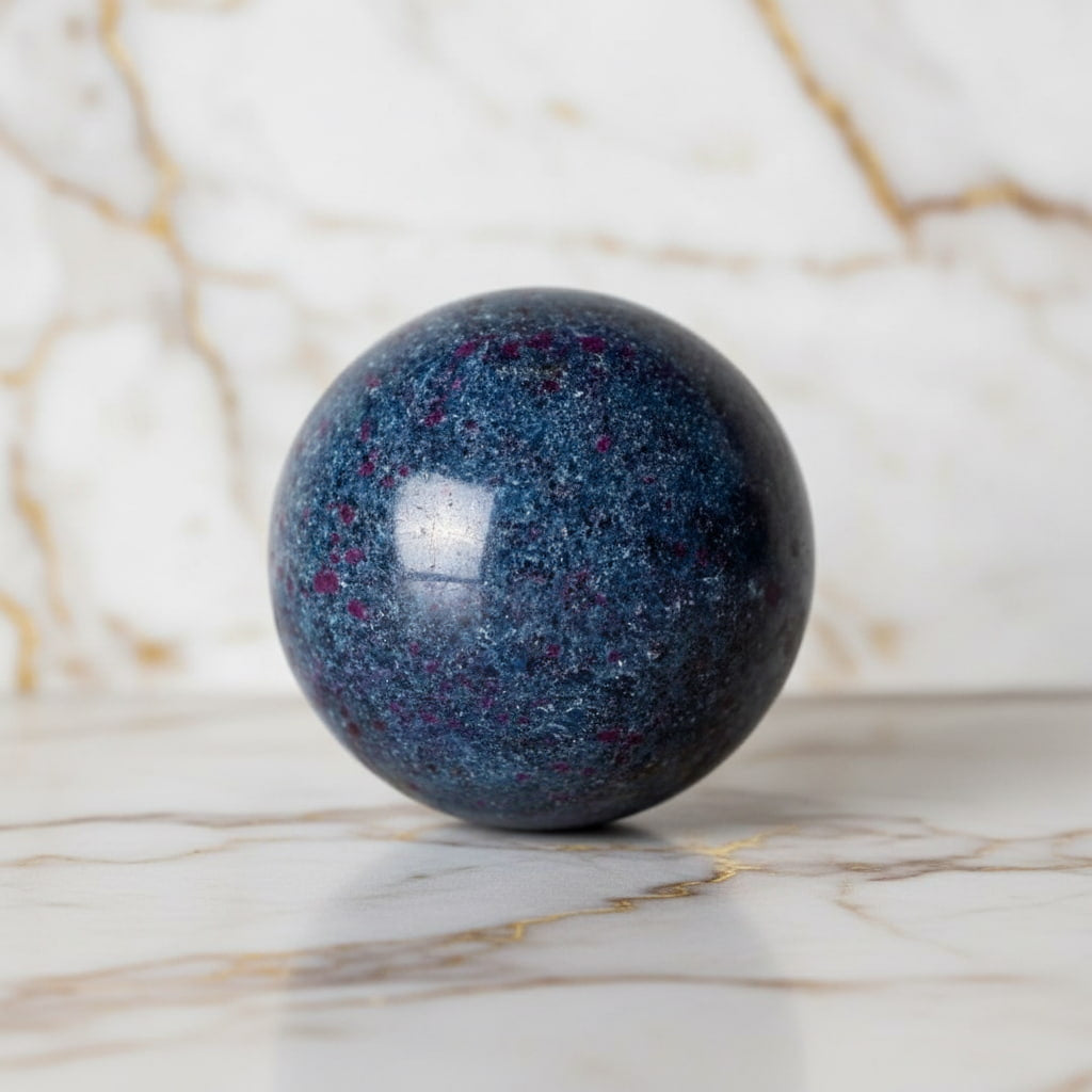 Cyanit Kugel – Konzentration & Fokus CrystalScents