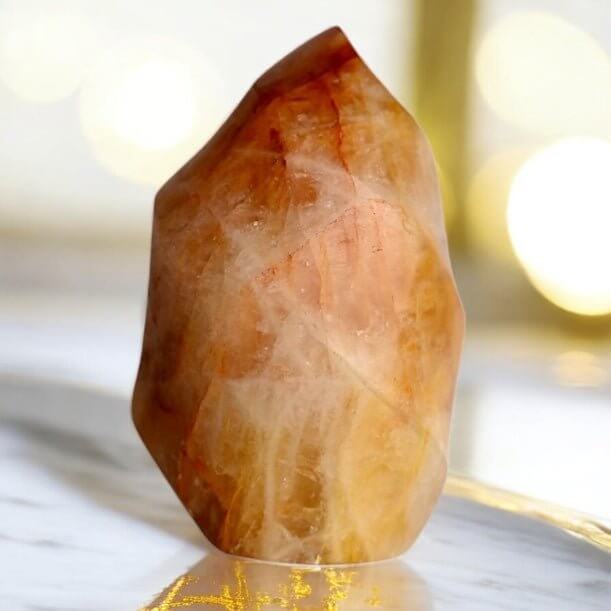 Feuerquarz Flamme – Strahlendes Naturjuwel in warmen Rot- und Orangetönen
