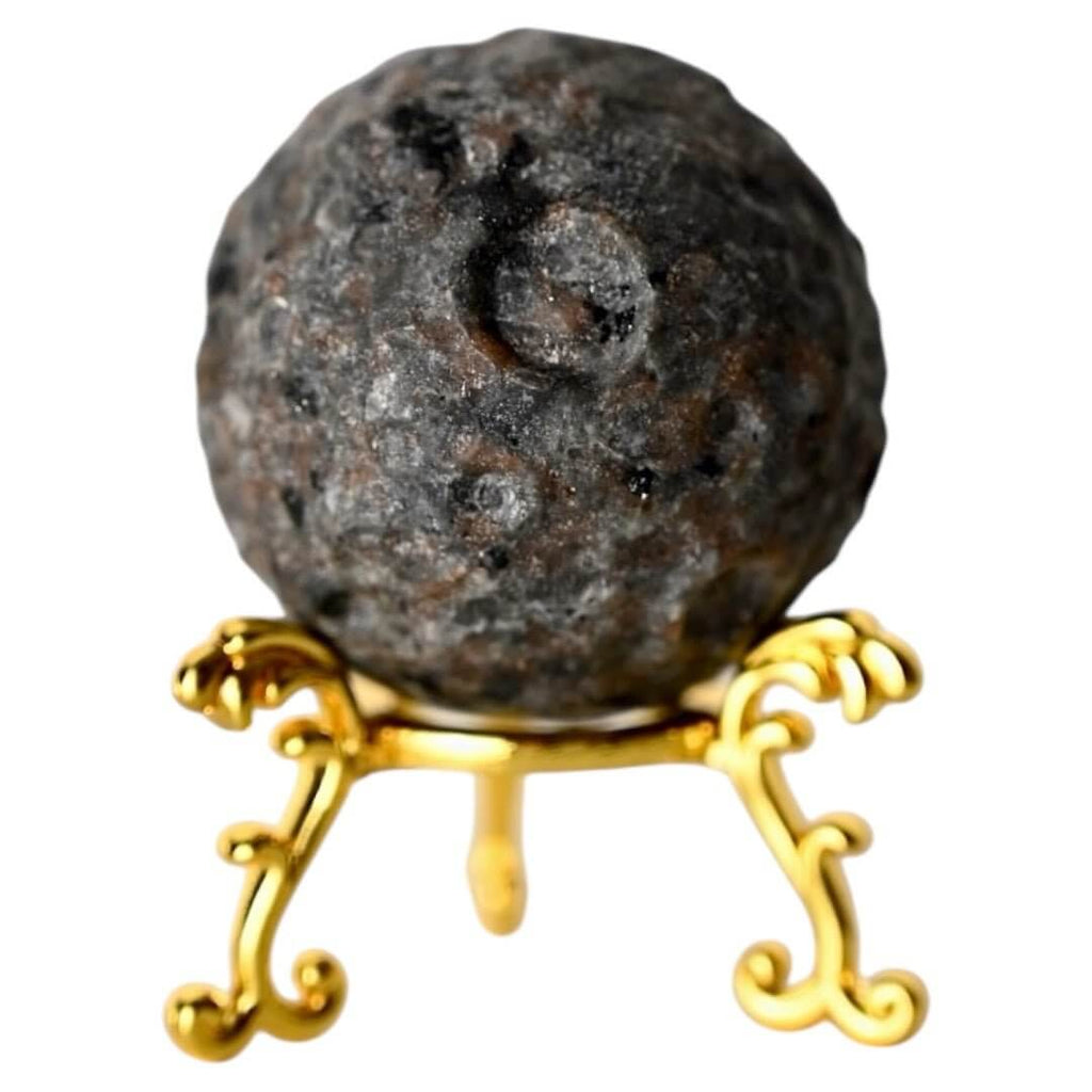 Flammenstein Mondkugel - kleines Kraftobjekt für Energie und Vitalität