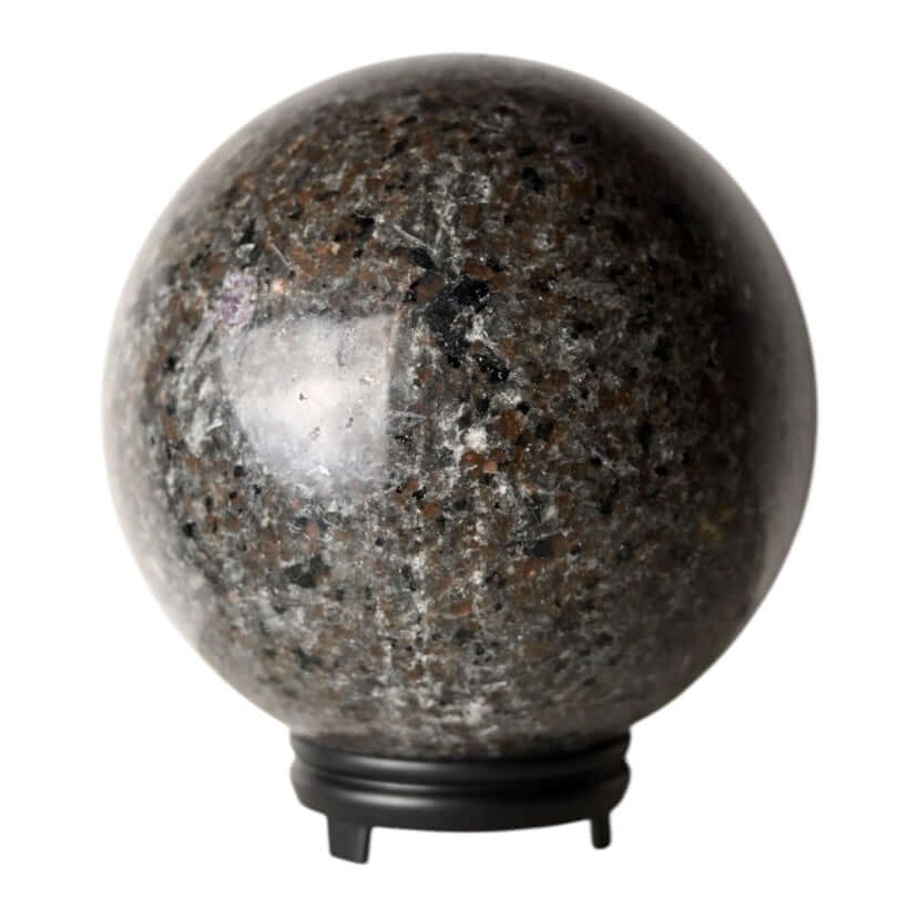 Riesige Flammenstein Kugel - UV-reaktives Meisterwerk