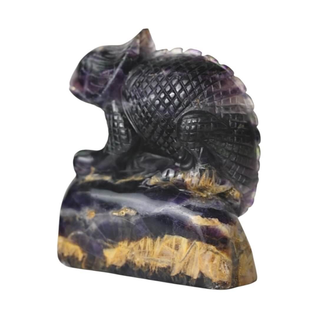 Lila Fluorit Chamäleon – Farbenfroher Wandelstein