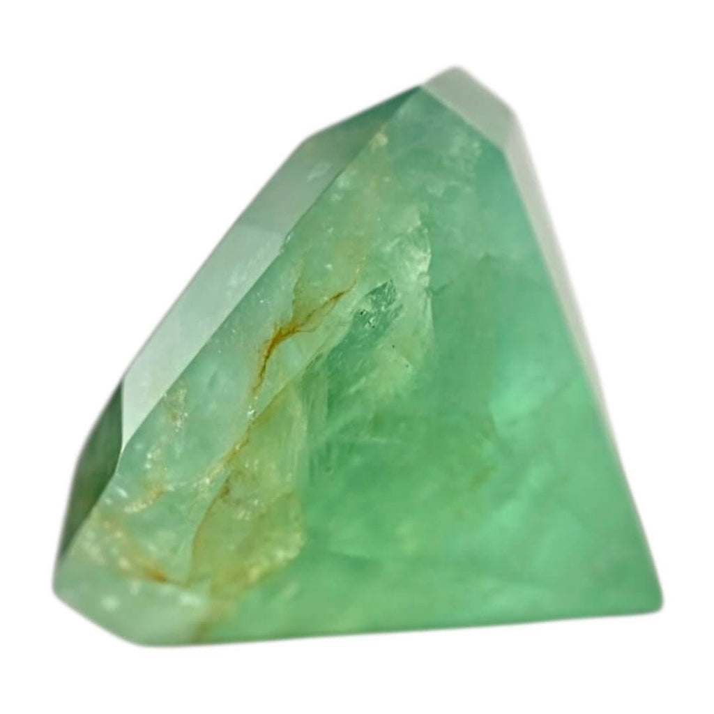 Grüner Fluorit „Diamant“ – Kraftvolles Kristallstück mit intensiver Farbwirkung