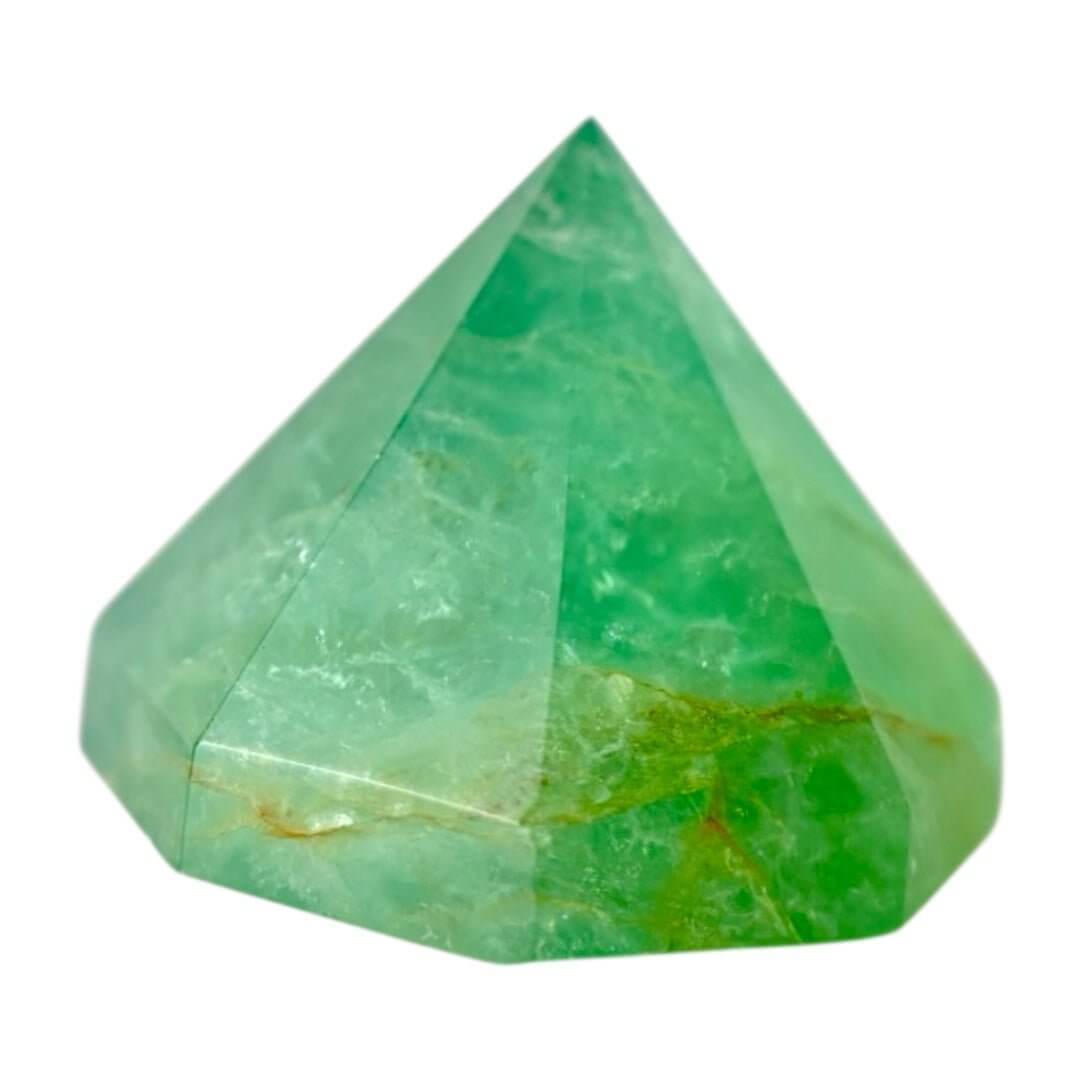 Grüner Fluorit „Diamant“ – Kraftvolles Kristallstück mit intensiver Farbwirkung