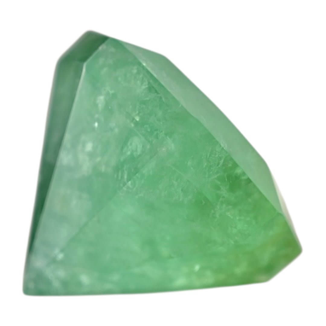 Grüner Fluorit „Diamant“ – Kraftvolles Kristallstück mit intensiver Farbwirkung
