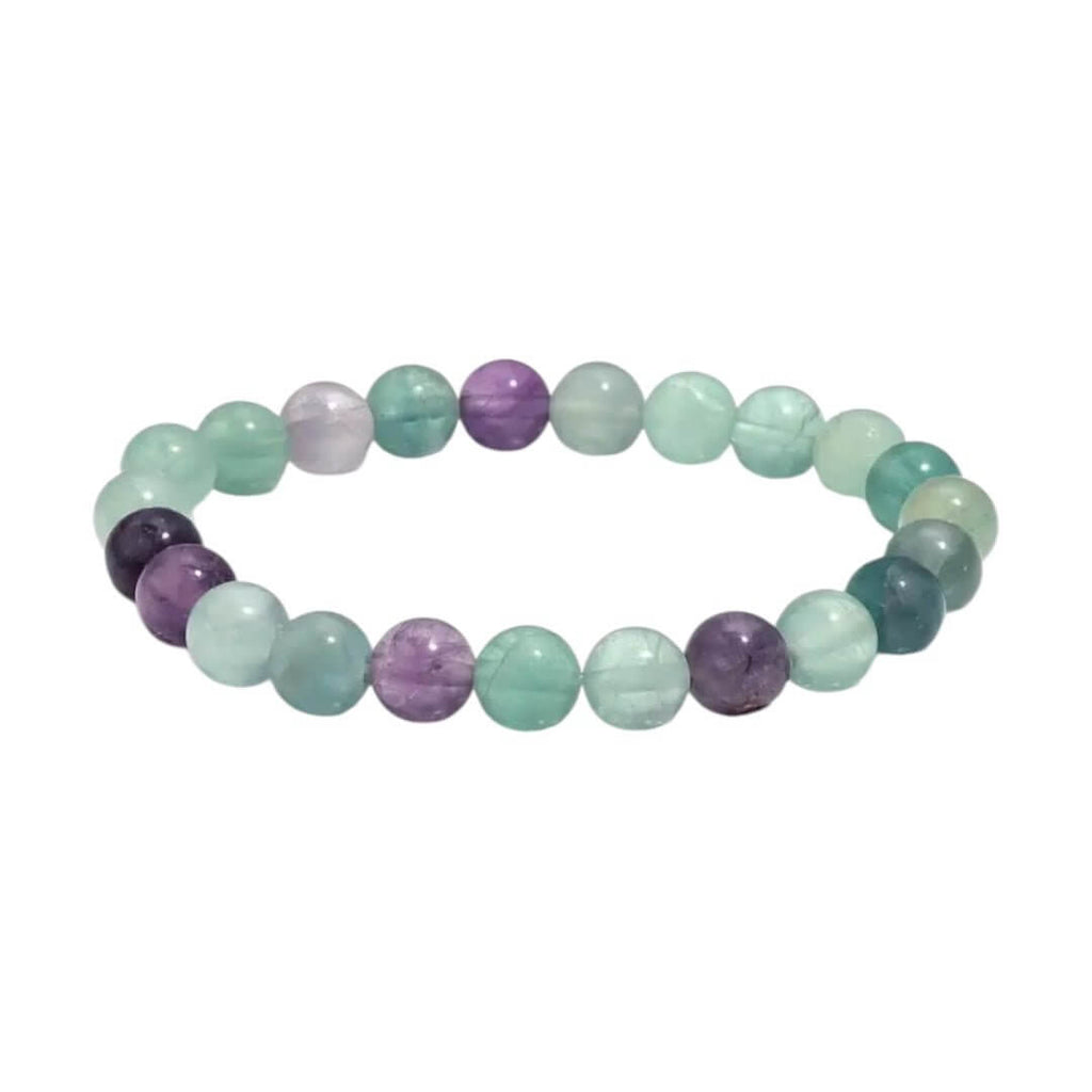 Fluorit Kugelarmband – Harmonie und Klarheit in schimmernden Farben