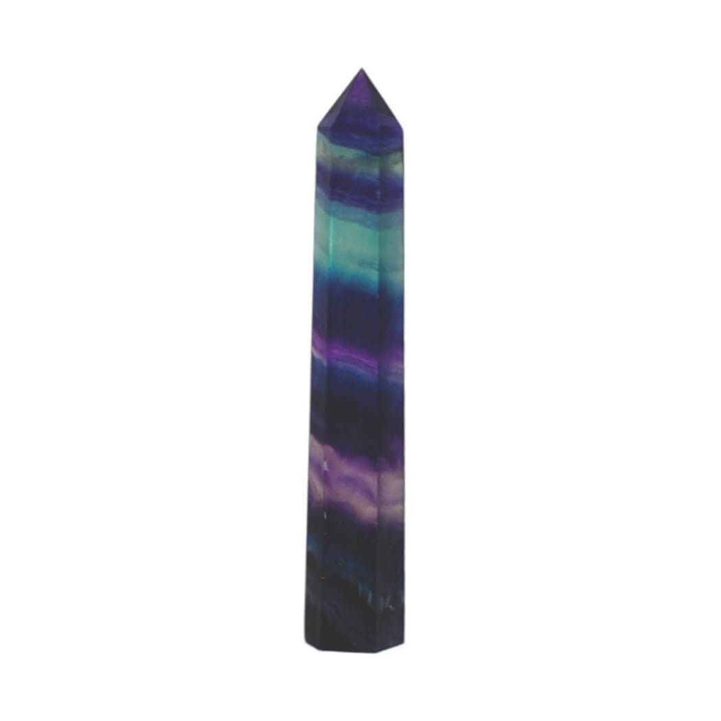 Fluorit Obelisk – harmonische Farbmischung