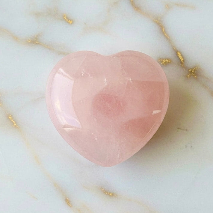 Rosenquarz Herz –  für besondere Momente