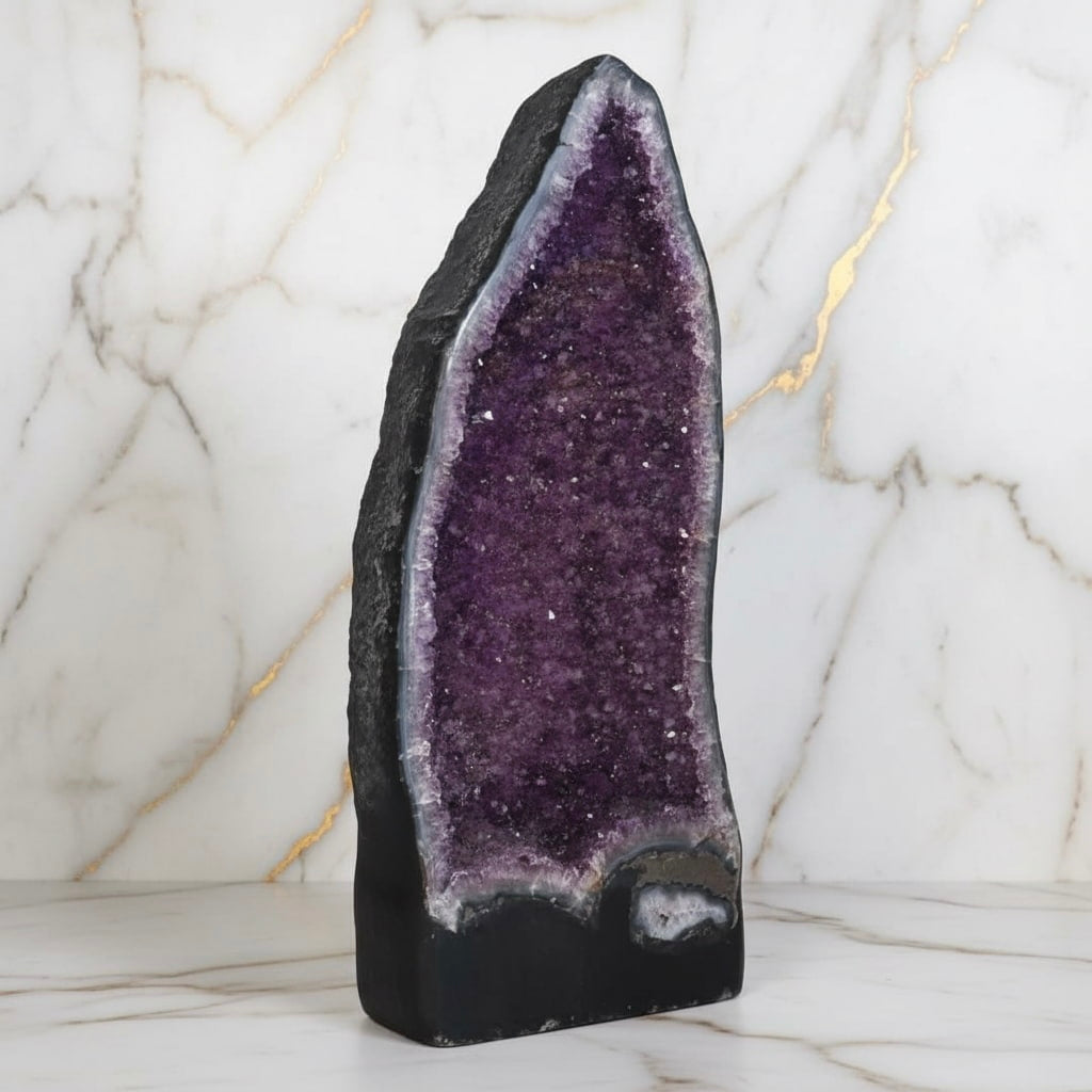 Riesige Amethystdruse – Violettes Wohnhighlight CrystalScents