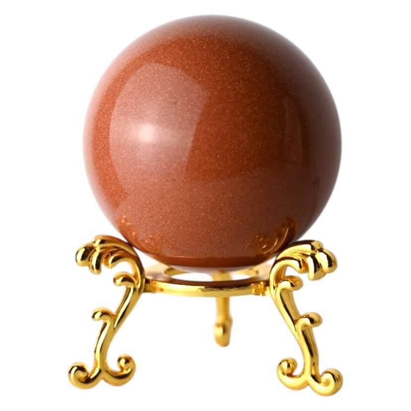 Goldfluss Kugel – dekoratives Highlight mit lebendigem Funkeln