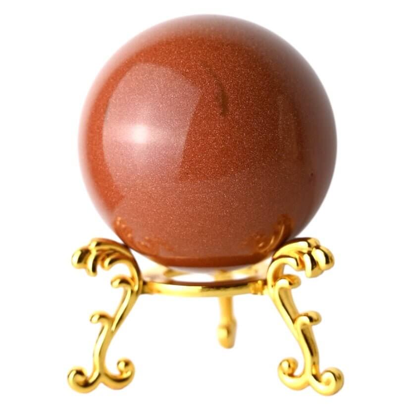 Goldfluss Kugel – dekoratives Highlight mit lebendigem Funkeln