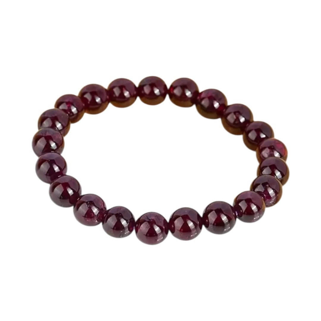 Granat Kugelarmband – Tiefrote Energie für Kraft und innere Stärke