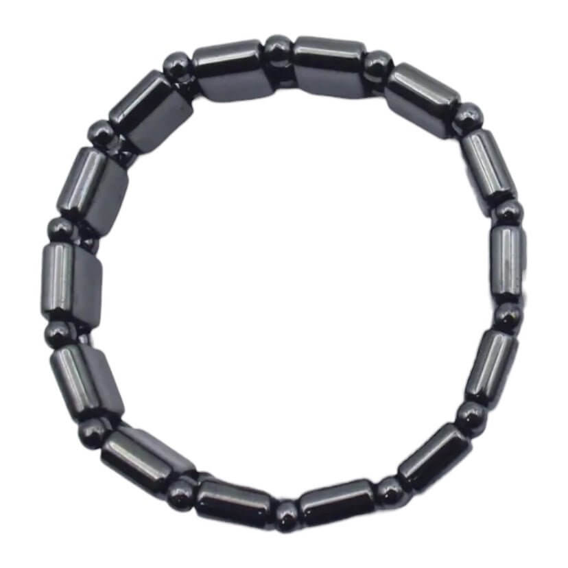 Markantes Hämatit Armband - Modisch & Metallisch