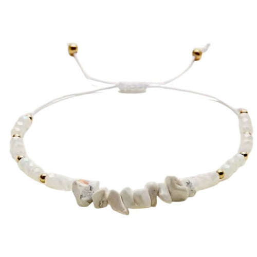 Howlit Schutzarmband – Sanfte Energie für innere Ruhe und Ausgeglichenheit