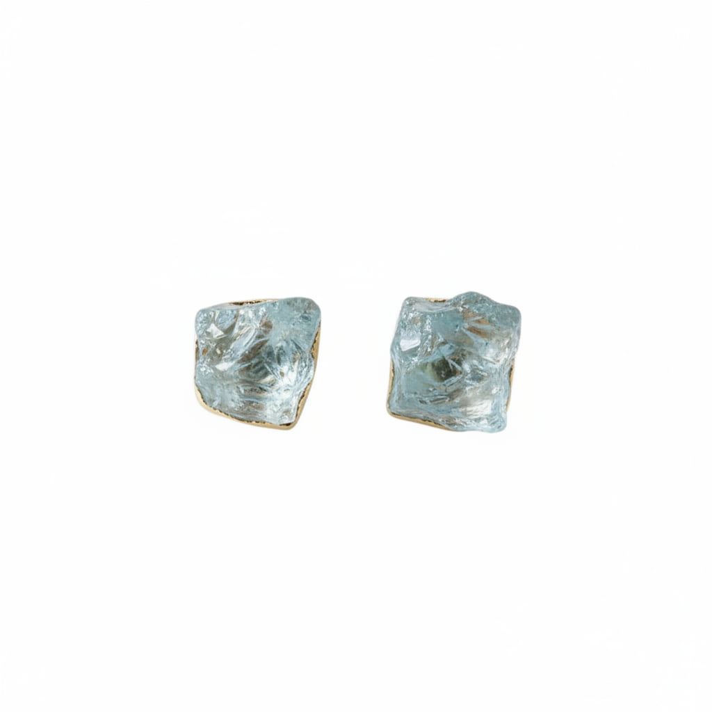 Aquamarin Ohrringe - Harmonie & Heilung CrystalScents