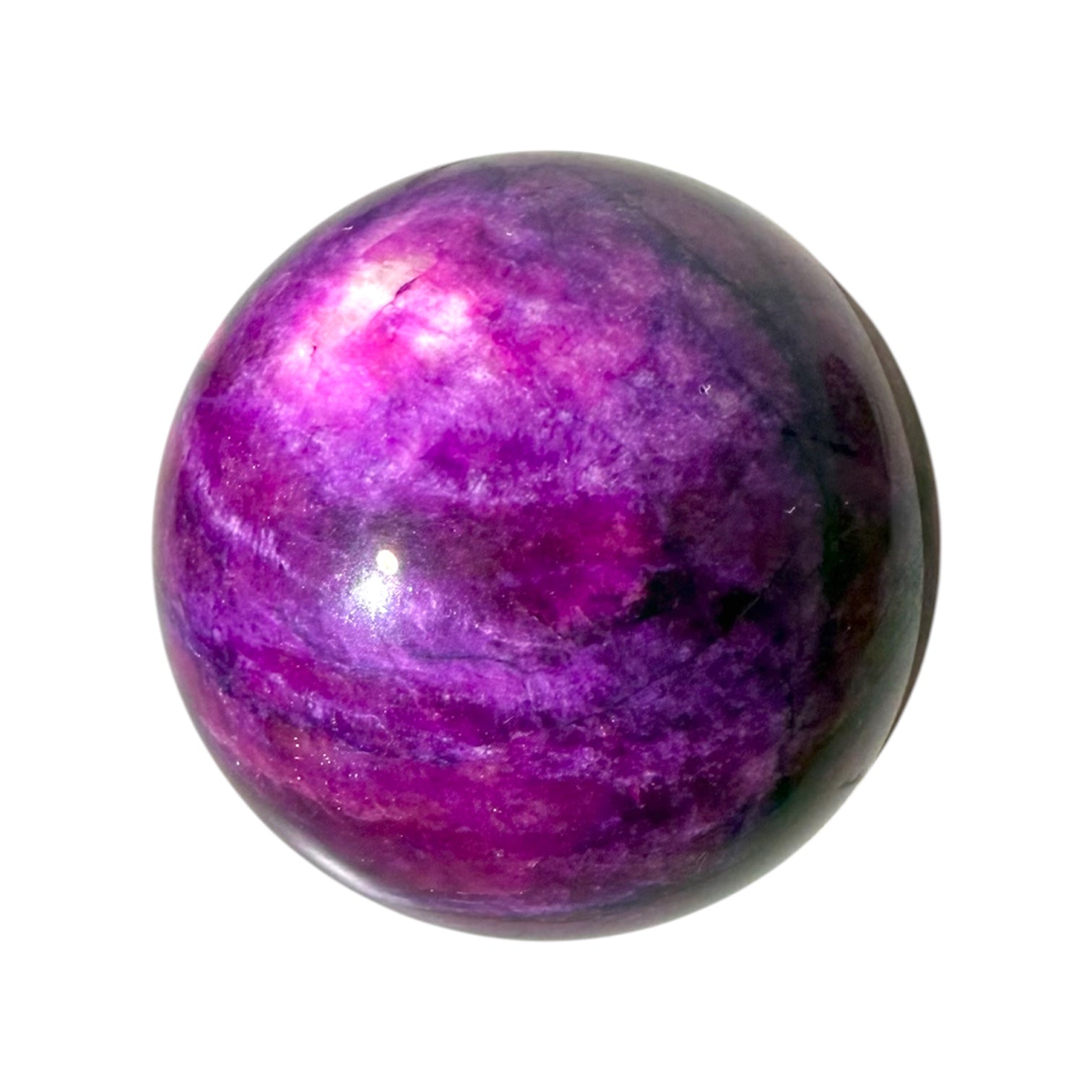 Lila Mondstein Kugel – Lila Meditationsbegleiter CrystalScents