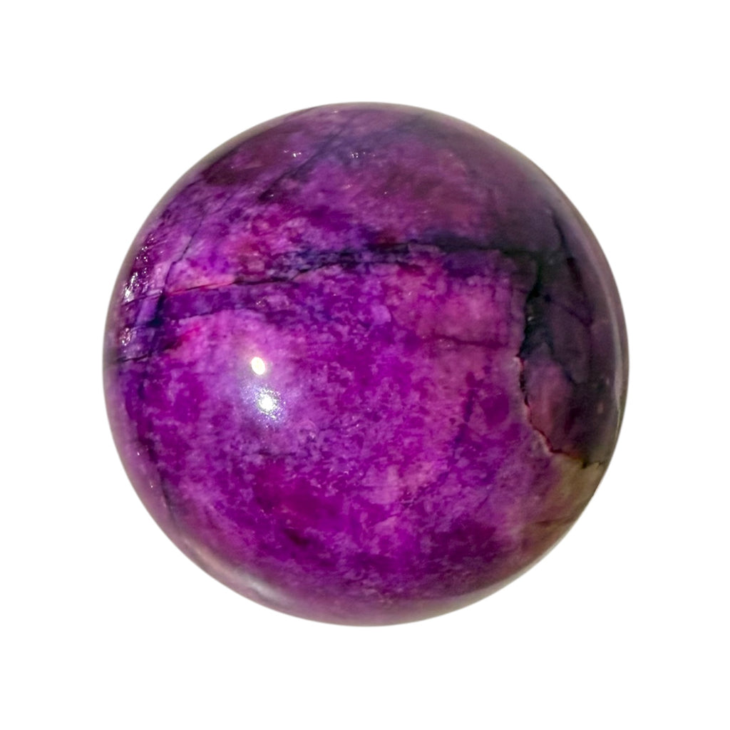 Lila Mondstein Kugel – Lila Meditationsbegleiter CrystalScents