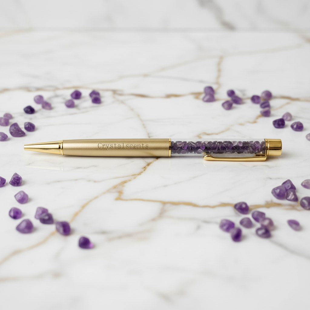 Amethyst Kristallstift - Klarheit & Erinnerung CrystalScents