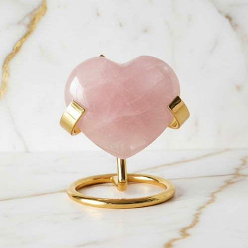 Kristallhalter Gold – Präsentation für deine Kristalle CrystalScents