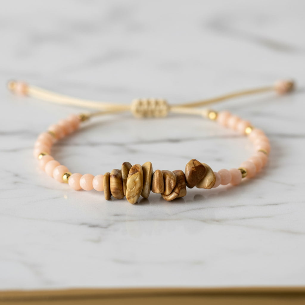 Aragonit Schutzarmband – Balance & Fokus CrystalScents