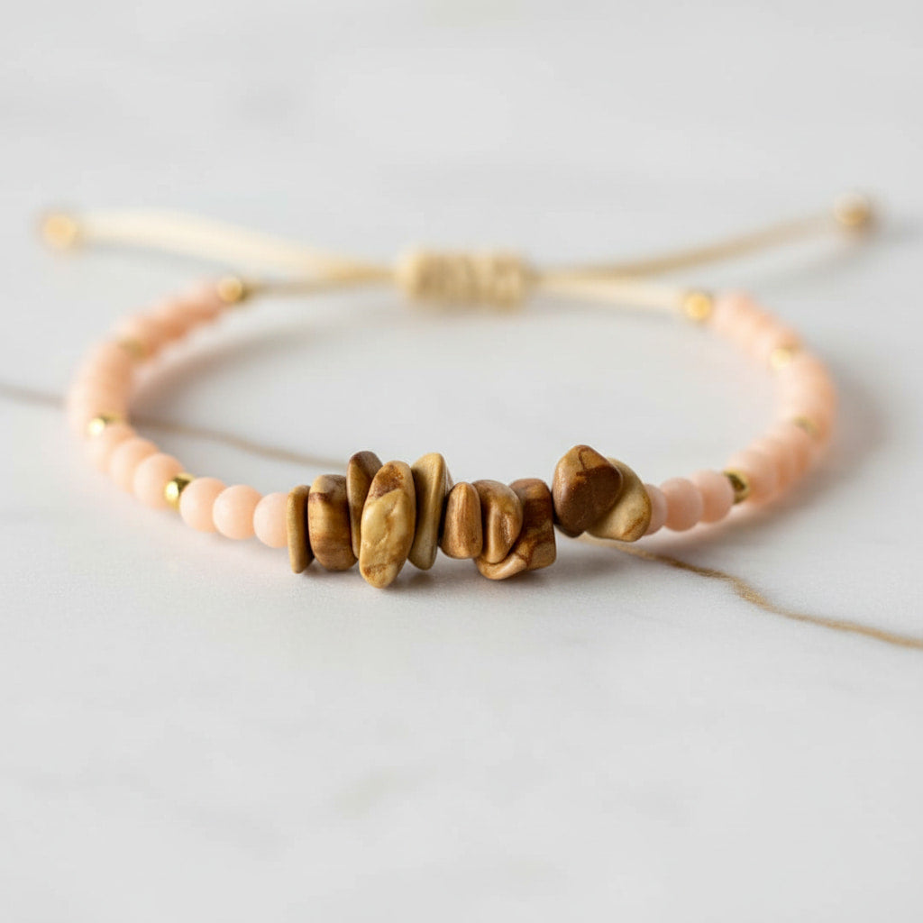 Aragonit Schutzarmband – Balance & Fokus CrystalScents