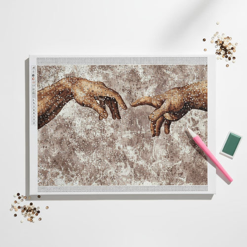 Diamond Painting „Die Erschaffung Adams“ – JETZT sichern