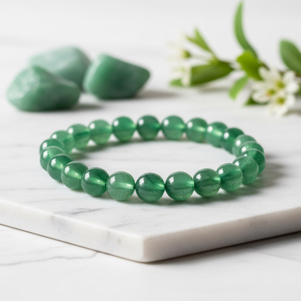 Aventurin Kugelarmband - Sanftes Glück