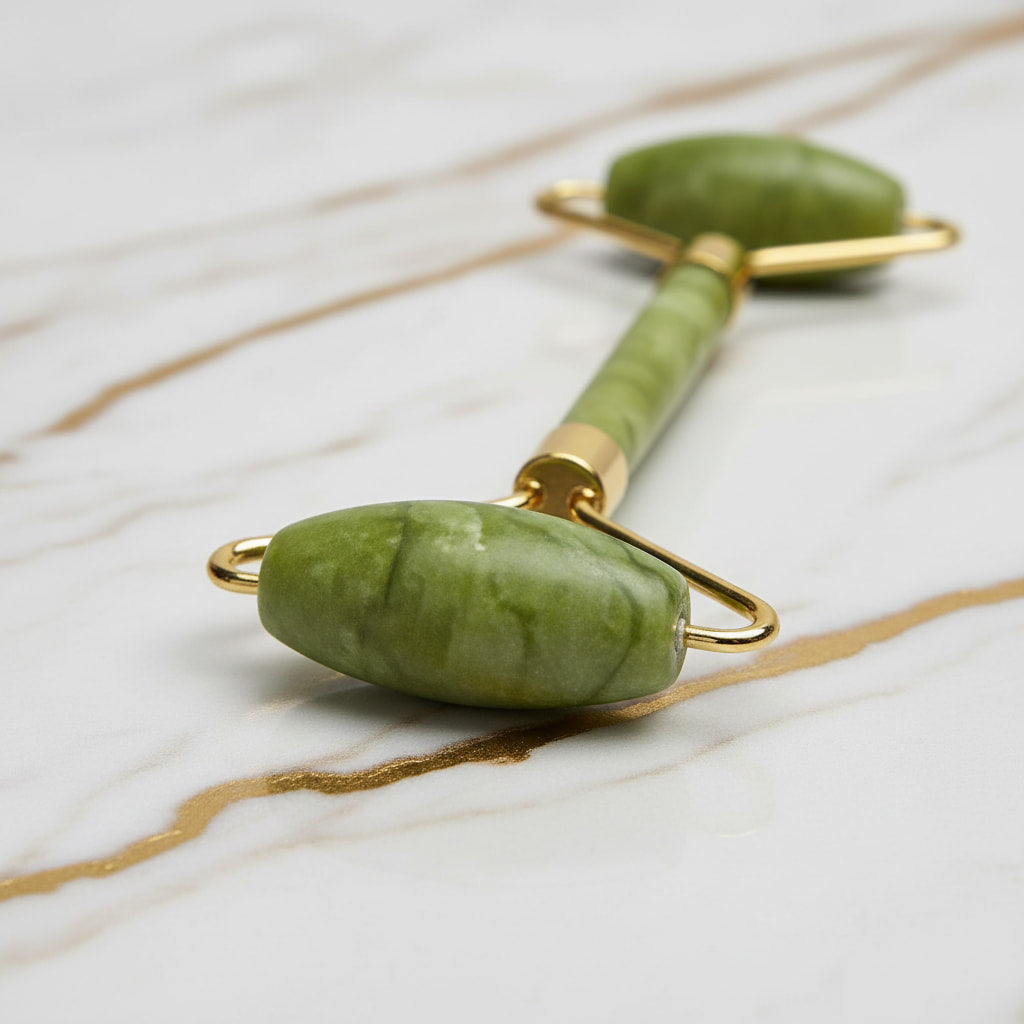 Jade Gesichtsroller – Strahlende Haut & Entspannung CrystalScents