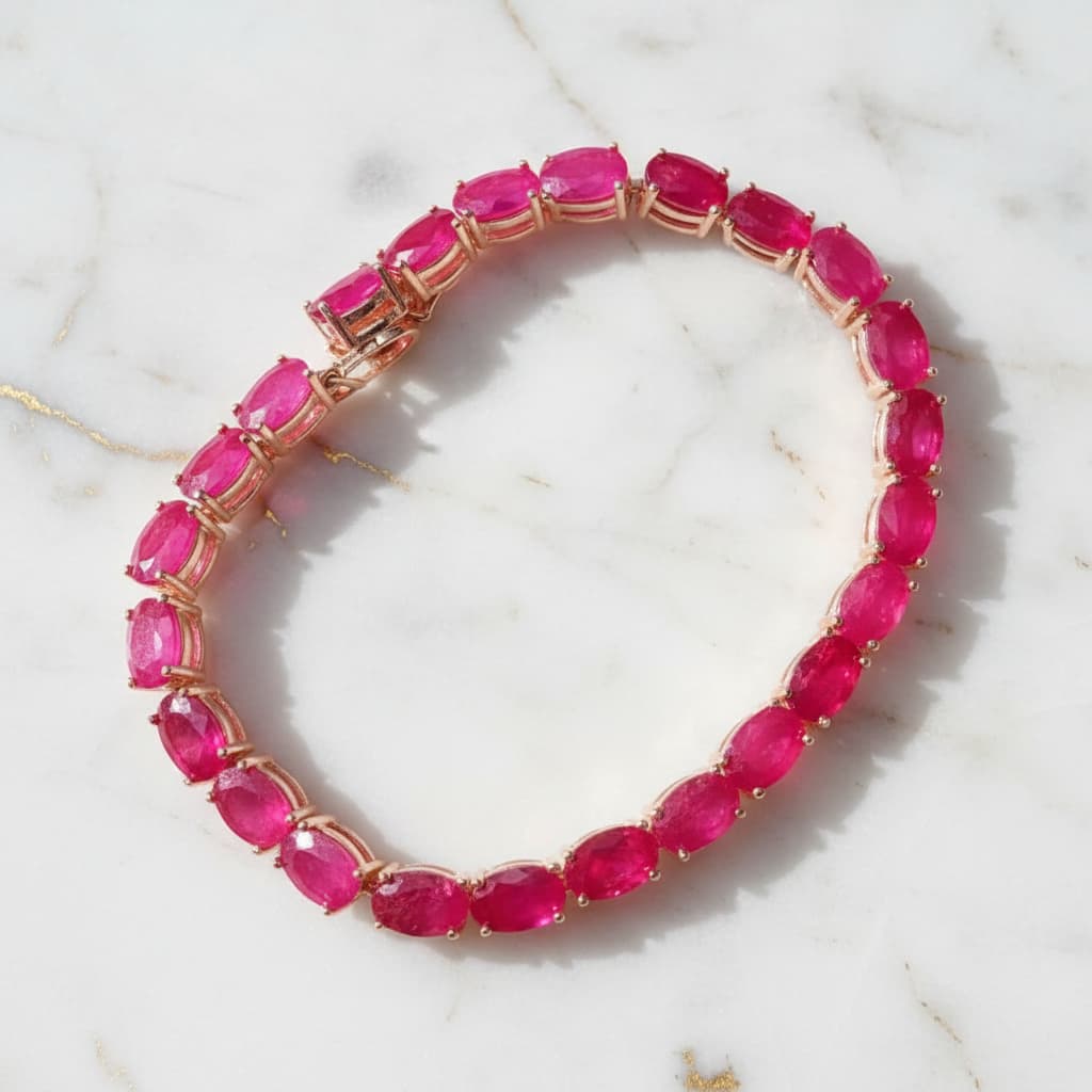 Rubin Armband – voller Farbkraft