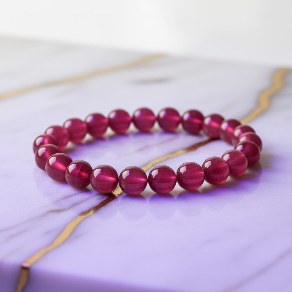 Rubin Kugelarmband – Energie & Ausstrahlung CrystalScents