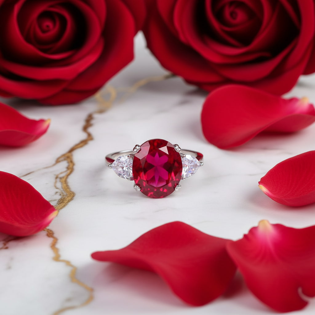 Rubin Ring - Selbstvertrauen & Energie CrystalScents